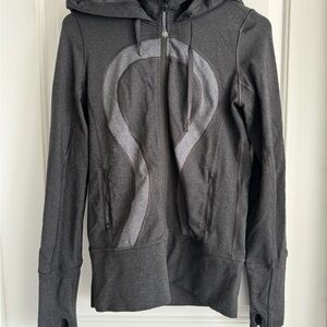 Lululemon Gray Zip-Up Hoodie